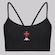 Top do Vasco Kappa Supp Feminino PRETO