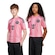 Camisa Inter Miami I 25/26 adidas Infantil ROSA CLA/PRETO