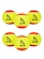 Kit 6 Bolas Beach Tennis Shark LARANJA