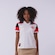 Camisa Polo do Flamengo Junior 92 Feminina BRANCO/VERMELHO