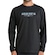 Camiseta Manga Longa Masculina Hurley Poster PRETO