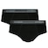 Kit Cueca Slip Lupo Com Elastano 2 Peças PRETO