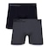 Kit 2 Cuecas Boxer Lupo Microfibra Sem Costura CINZA/PRETO