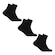 Meia Cano Longo Hoahi - 3 Pares - Masculina PRETO