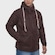 Jaqueta Puffer Masculina HD com Capuz Shield MARROM