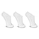 Meia Cano Invisível Masculina Olympikus Treino - 3 Pares BRANCO