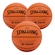 Kit 3 Bolas de Basquete Spalding Varsity Tf-150 MARROM