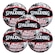 Kit 5 Bolas de Basquete Spalding Graffiti PRETO