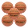 Kit 5 Bolas de Basquete Spalding Street Phantom MARROM