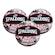 Kit 3 Bolas de Basquete Spalding Graffiti PRETO/VERMELHO