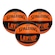Kit 3 Bolas de Basquete Spalding Layup LARANJA/PRETO