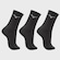 Meia Cano Médio Mizuno Prime Tam. 33 a 38 com 3 Pares nissex PRETO