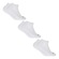 Meia Cano Médio Hoahi - 3 Pares - Feminina BRANCO