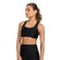 Top Feminino Alto Giro Eterno Shine Nadador PRETO/BRANCO