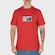 Camiseta DC Shoes Athletic Skt Masculina VERMELHO