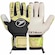 Luva de Futebol de Campo Poker Profissional Infinity Adulto PRETO/AMARELO