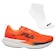 Tênis Masculino Fila Racer Fastpace + Par de Meia LARANJA/PRETO