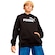 Blusão de Moletom Puma Ess No. 1 Logo Hoodie FL Infantil PRETO