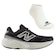 Tênis Feminino New Balance 880V15 + Par de Meia PRETO/BRANCO