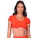 Top Alto Giro Elástico Personalizado Feminino LARANJA