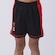 Bermuda do Flamengo Braziline Feint Infantil PRETO/VERMELHO