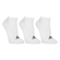 Meia Unissex adidas Sportswear Invisível - 3 Pares BRANCO