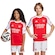 Camisa Arsenal I 25/26 Infantil Adidas VERMELHO/BRANCO