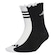 Meia Unissex Adidas Glow Sock - 2 Pares BRANCO/PRETO
