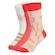 Meia Infantil Adidas Adiraptor - 3 pares VERMELHO/BRANCO