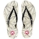 Chinelo Kenner Ibiza Outiline Feminino PRETO/BRANCO