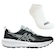Tênis Masculino Asics Gel Sonoma 8 + Par de Meia PRETO/CINZA