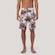 Bermuda MCD Lírios Masculina BRANCO