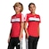 Camiseta Infantil Adidas Seasonal Essentials Tiberio Três Listras VERMELHO/BRANCO
