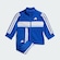 Agasalho Infantil Adidas Seasonal Essentials Tiberio Três Listras AZUL/BRANCO