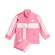 Agasalho Infantil Adidas Seasonal Essentials Tiberio Três Listras ROSA