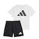 Conjunto Infantil Adidas Essentials BRANCO/PRETO