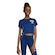 Camiseta Infantil Adidas Impressa Essenciais AZUL CLA/BRANCO
