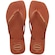 Chinelo Havaianas Slim Square Logo Pop Up Dedo Feminino MARROM