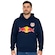 Blusão de Moletom Capuz Red Bull Canguru Masculino AZUL ESCURO