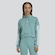Blusão de Moletom Feminino adidas com Capuz Essentials 3S Cropped VERDE