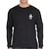 Camiseta Masculina Rip Curl Manga Longa Search Icon WT25 PRETO