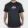 Camiseta Okenheads Básica Silk Rosas Masculina PRETO