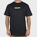 Camiseta Okenheads Básica Silk Abduzido Masculina PRETO