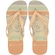 Chinelo Guarujá Pets Tira Delicada Feminino BEGE
