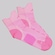 Meia Cano Médio adidas Run Adizero ROSA