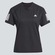 Camiseta adidas Club 3S Feminina PRETO