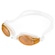 Óculos de Natação Adulto Poker Myrtos Ultra BRANCO/LARANJA