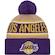 Gorro Masculino New Era NBA Draft 2024 Los Angeles Lakers PomPom NAO SE APLICA