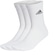 Kit Meia Masculina adidas Cush CRW 3PP 35-37 - 3 Pares BRANCO
