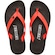 Chinelo Unissex Kenner New Summer PRETO/VERMELHO